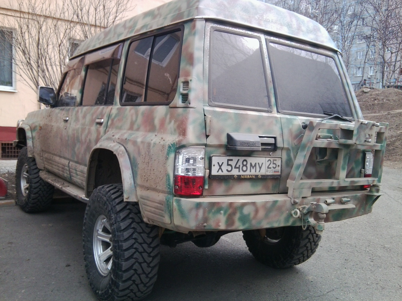 х 548 му 25, Nissan Safari 2nd gen 5-door SUV High Roof (Y60; JP-market), 1987–1997