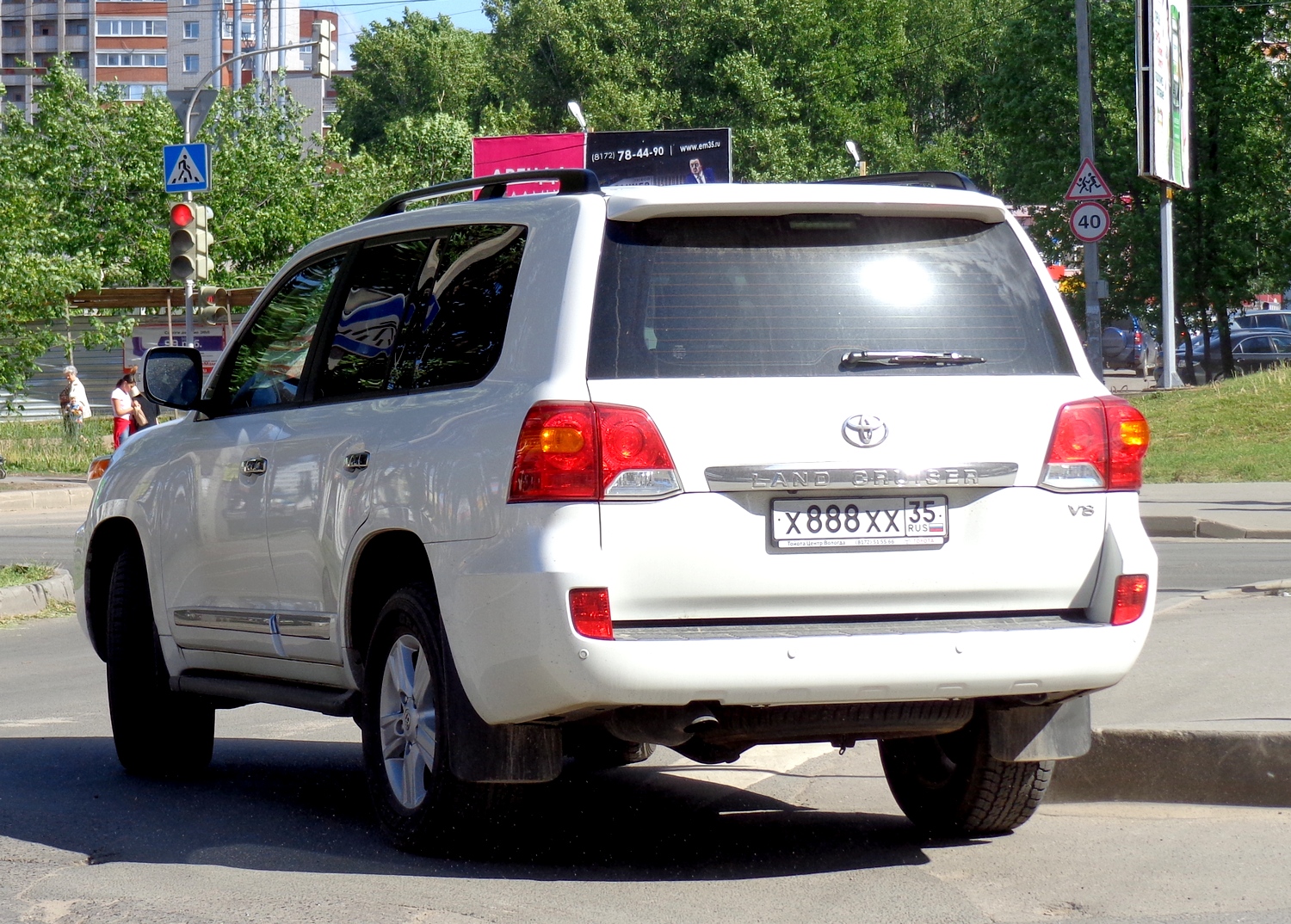 х 888 хх 35, Toyota Land Cruiser 200 (J200), 1st facelift, 2011–2015