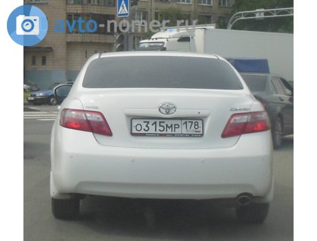 о315мр178, Toyota Camry