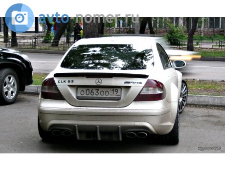 о063оо19, Mercedes-Benz CLK-Klasse