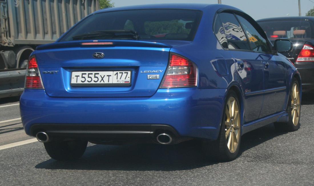 т 555 хт 177, Subaru Legacy 