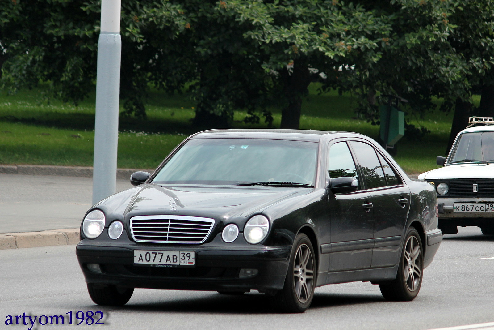 а 077 ав 39, Mercedes-Benz E-Klasse 2nd gen Sedan (W210), 1995­–2002