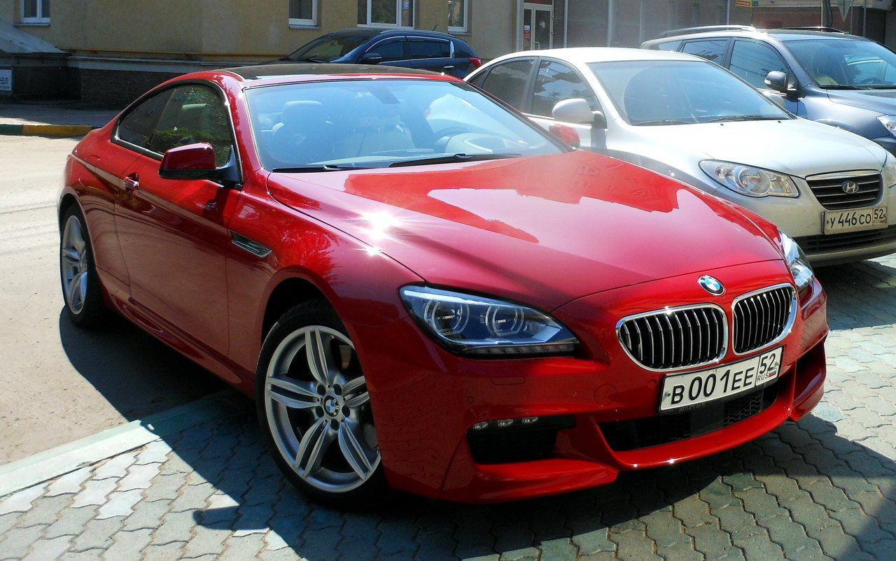 в 001 ее 52, BMW 6 Series 3rd gen Coupé (F13), 2011–2018