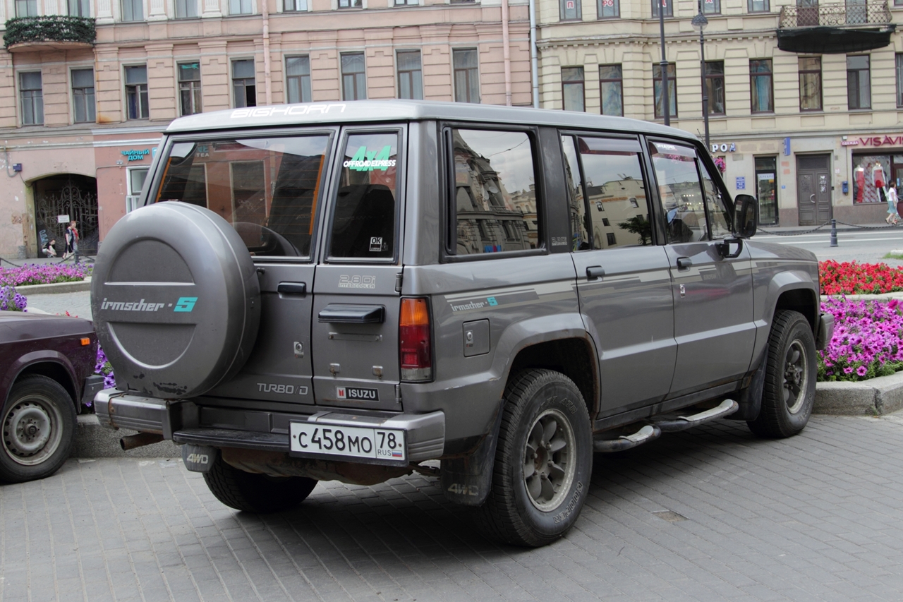 с 458 мо 78, Isuzu Bighorn 1st gen Wagon SUV, facelift, 1987–1991