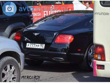 р777рр93, Bentley Continental