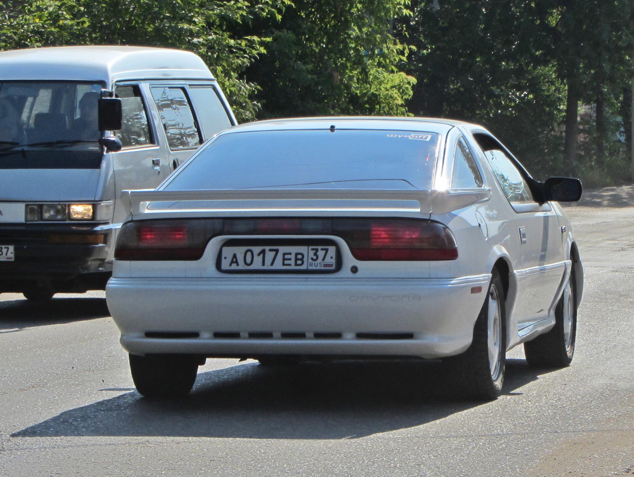 а 017 ев 37, Chrysler Daytona 1st gen (G-body), facelift, 1991–1993