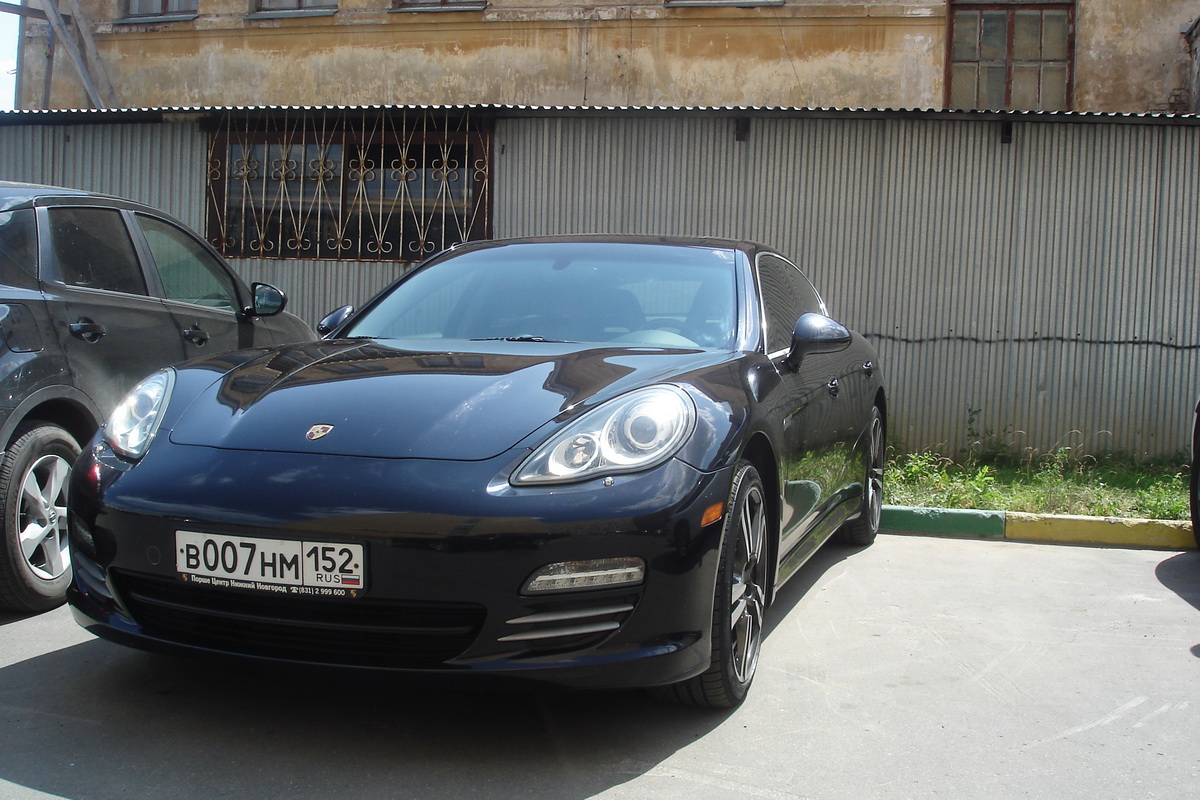 в 007 нм 152, Porsche Panamera 1st gen (970), 2009–2013