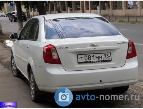 т081мн93, Chevrolet Optra