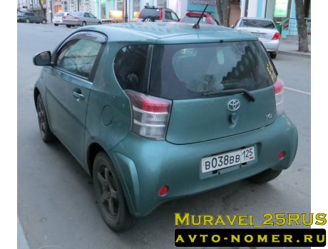 в038вв125, Toyota iQ