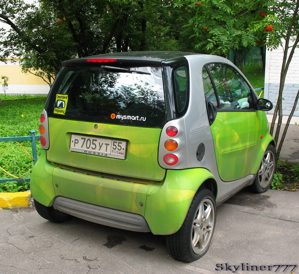 р 705 ут 55, Smart City Coupé 1st gen (450), 1998–2003