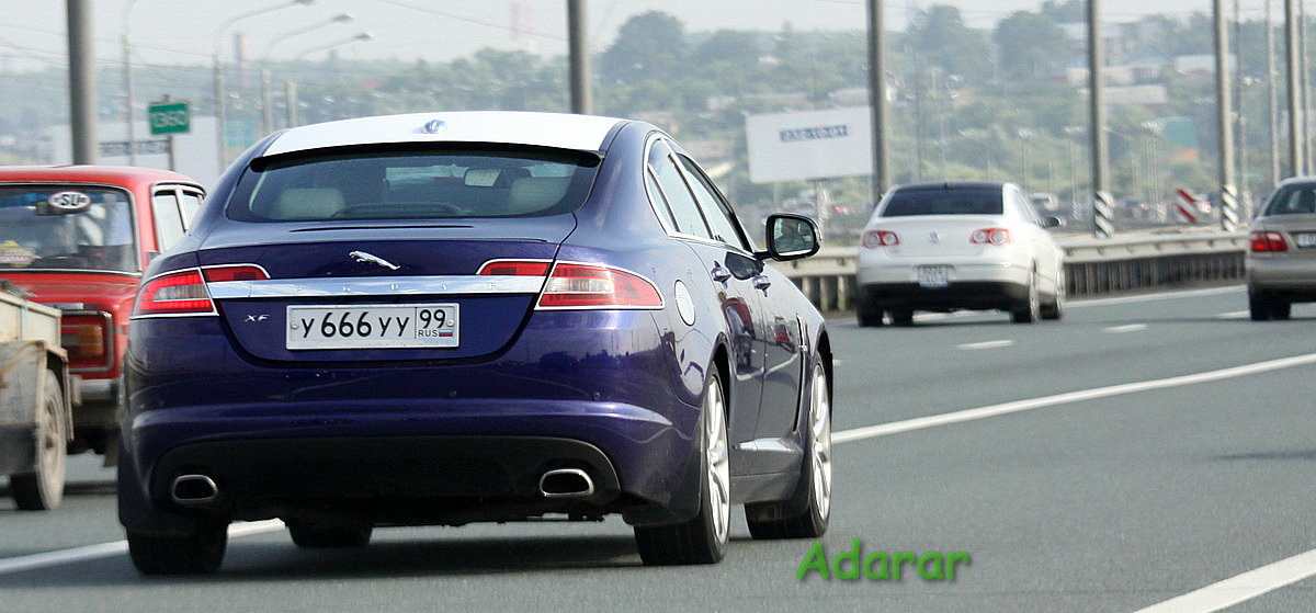 у 666 уу 99, Jaguar XF 1st gen Sedan (X250), 2007–2011
