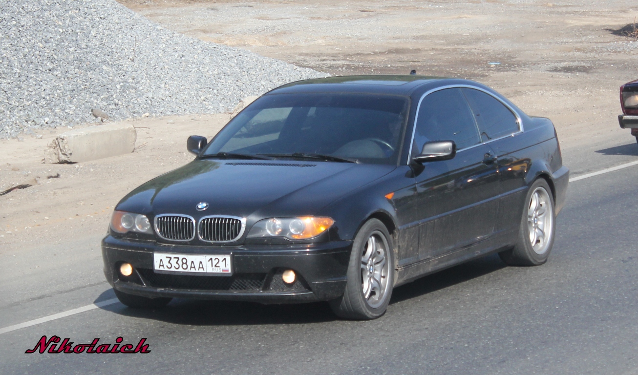 а 338 аа 121, BMW 3 Series 4th gen Coupé (E46), 1999–2006