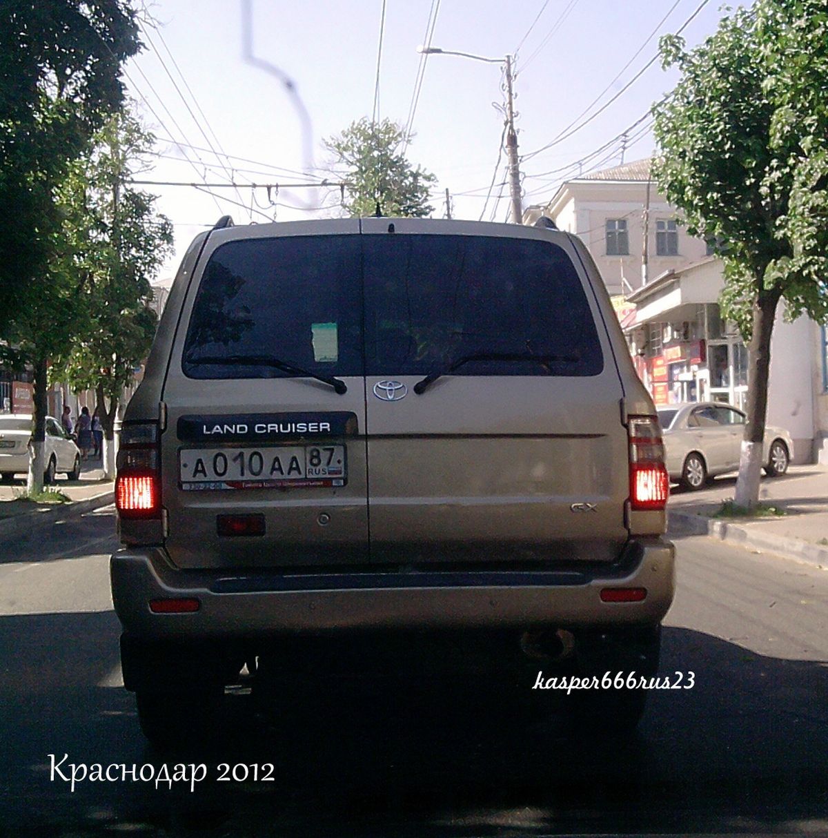 а 010 аа 87, Toyota Land Cruiser 100 (J100), 1998–2007