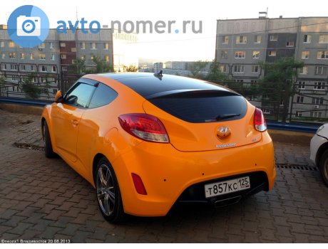 т857кс125, Hyundai Veloster