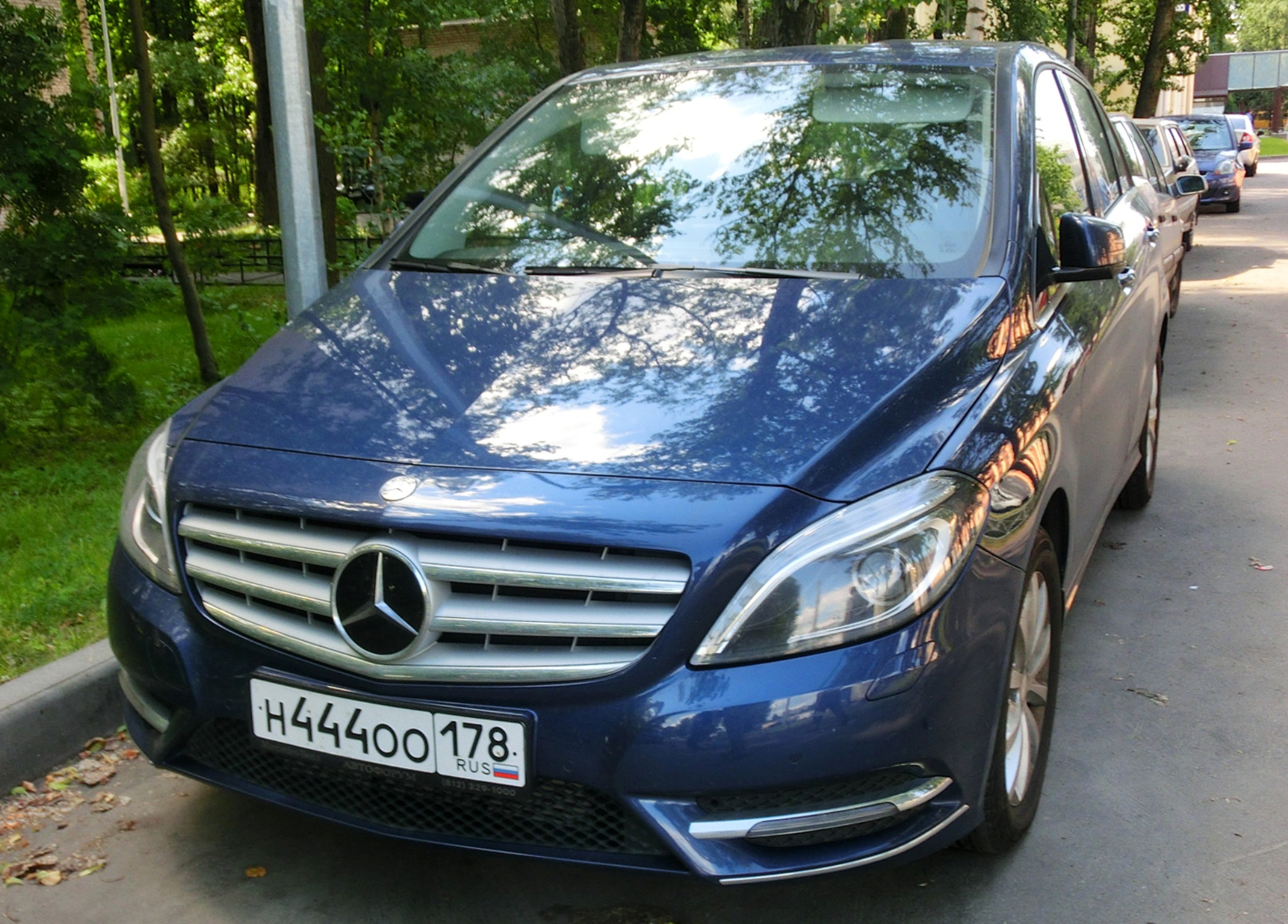 н 444 оо 178, Mercedes-Benz B-Klasse 2nd gen (W242/W246), 2011–2014 (general model)