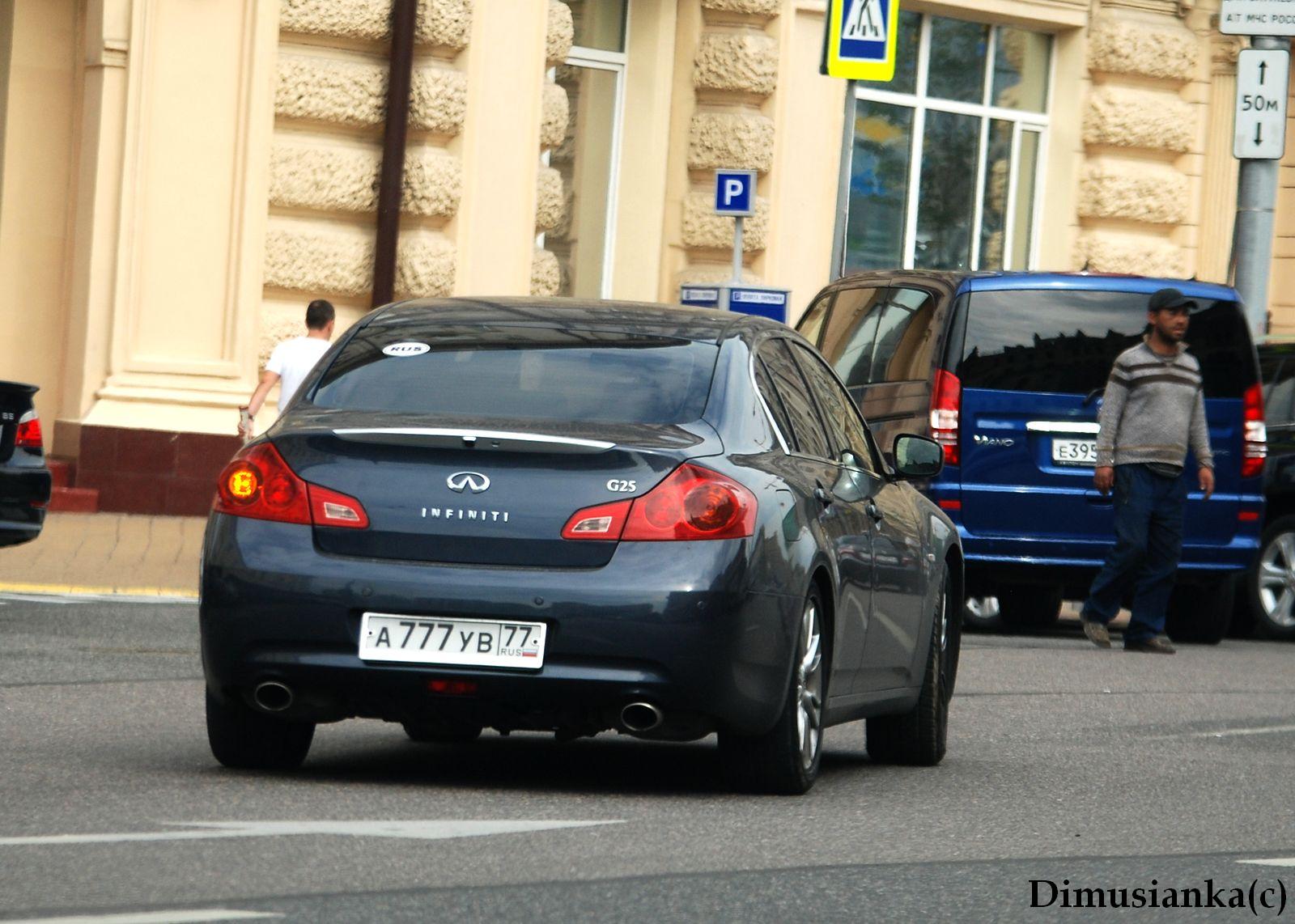 а 777 ув 77, Infiniti Q40/Q50/Q60/G-Series 