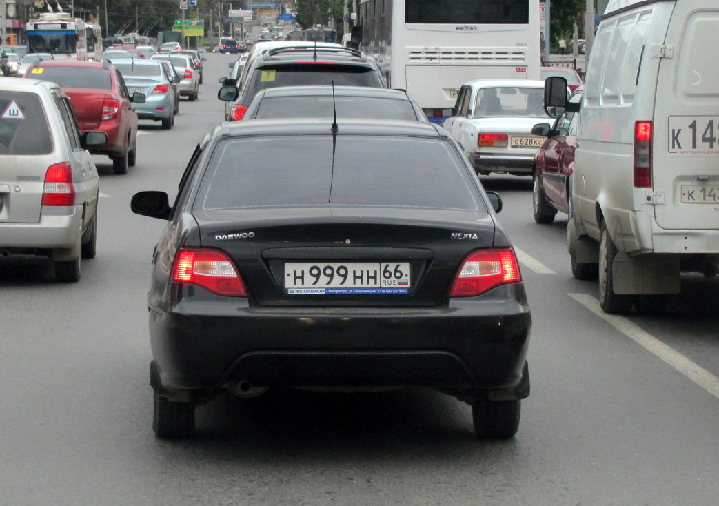 н 999 нн 66, Daewoo Nexia 