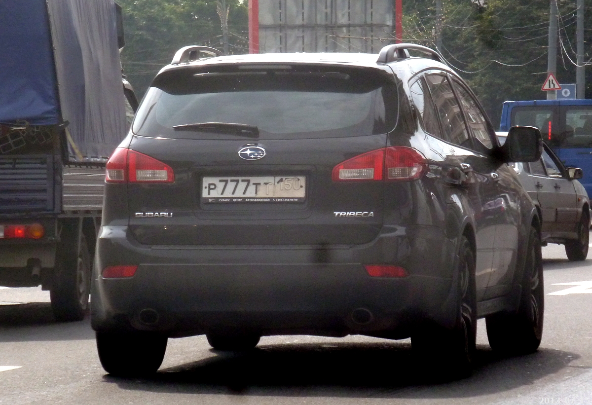 р 777 тт 150, Subaru Tribeca 1st gen (WX), facelift, 2007–2014