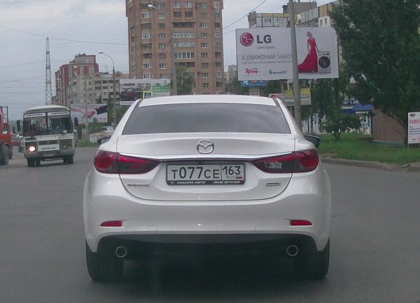 т 077 се 163, Mazda 6 3rd gen Sedan (GJ), 2012–2018
