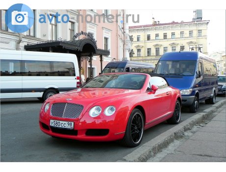 у580сс98, Bentley Continental