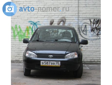 в587вв35, Lada (VAZ) 1119 Kalina