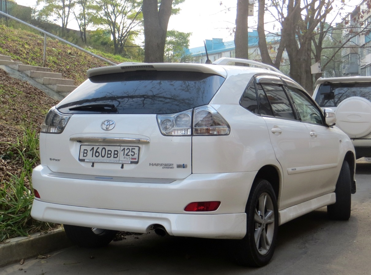 в 160 вв 125, Toyota Harrier 2nd gen (XU30), 2003–2013