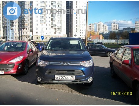 а707оо78, Mitsubishi Outlander