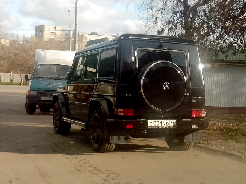 с 001 ув 76, Mercedes-Benz G-Klasse 