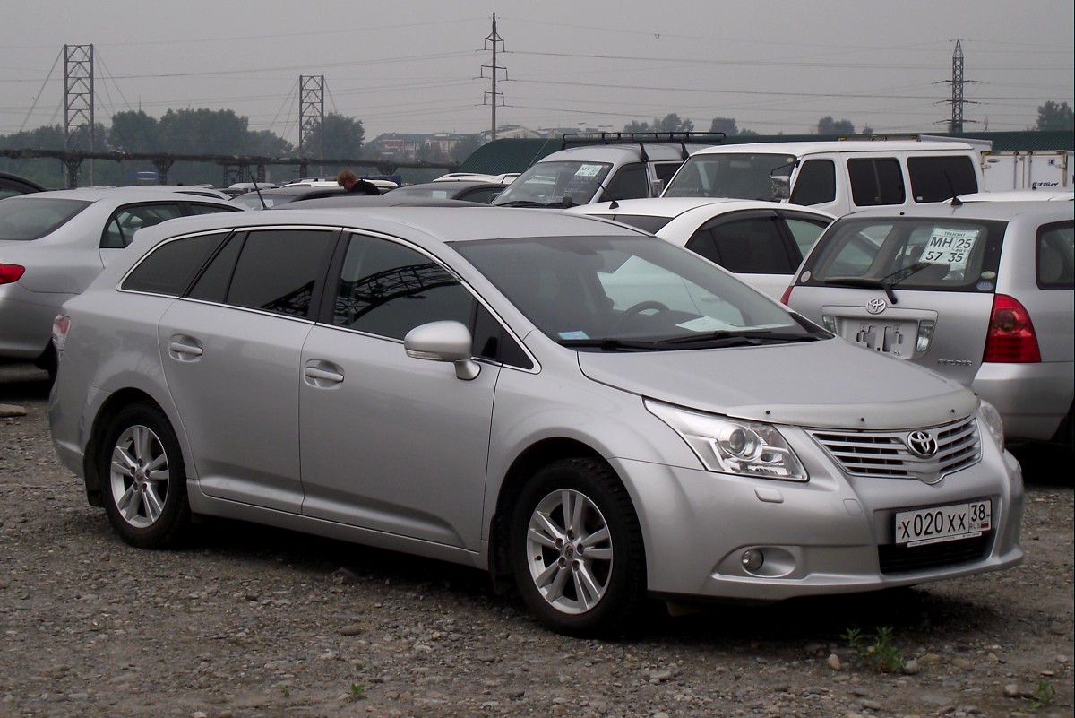х 020 хх 38, Toyota Avensis 3rd gen Tourer (T270) 2008–2011