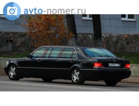 в619от177, Mercedes-Benz S-Klasse
