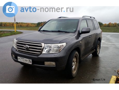 р777рр16, Toyota Land Cruiser