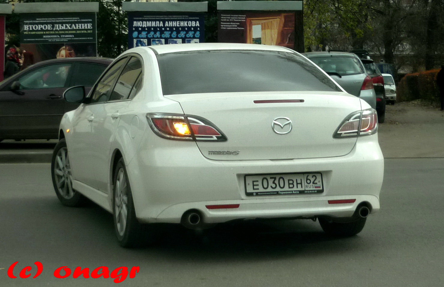 е 030 вн 62, Mazda 6 2nd gen Sedan/Liftback (GH), 2008–2012 (–2016 for CN-market)