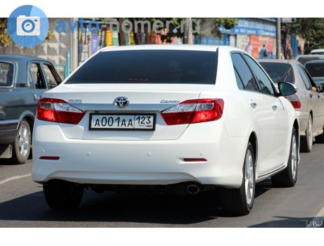 а001аа123, Toyota Camry