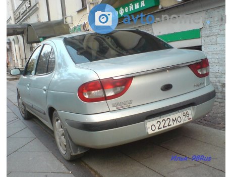 о222мо98, Renault Mégane