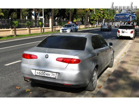 н600нн56, Alfa Romeo 166