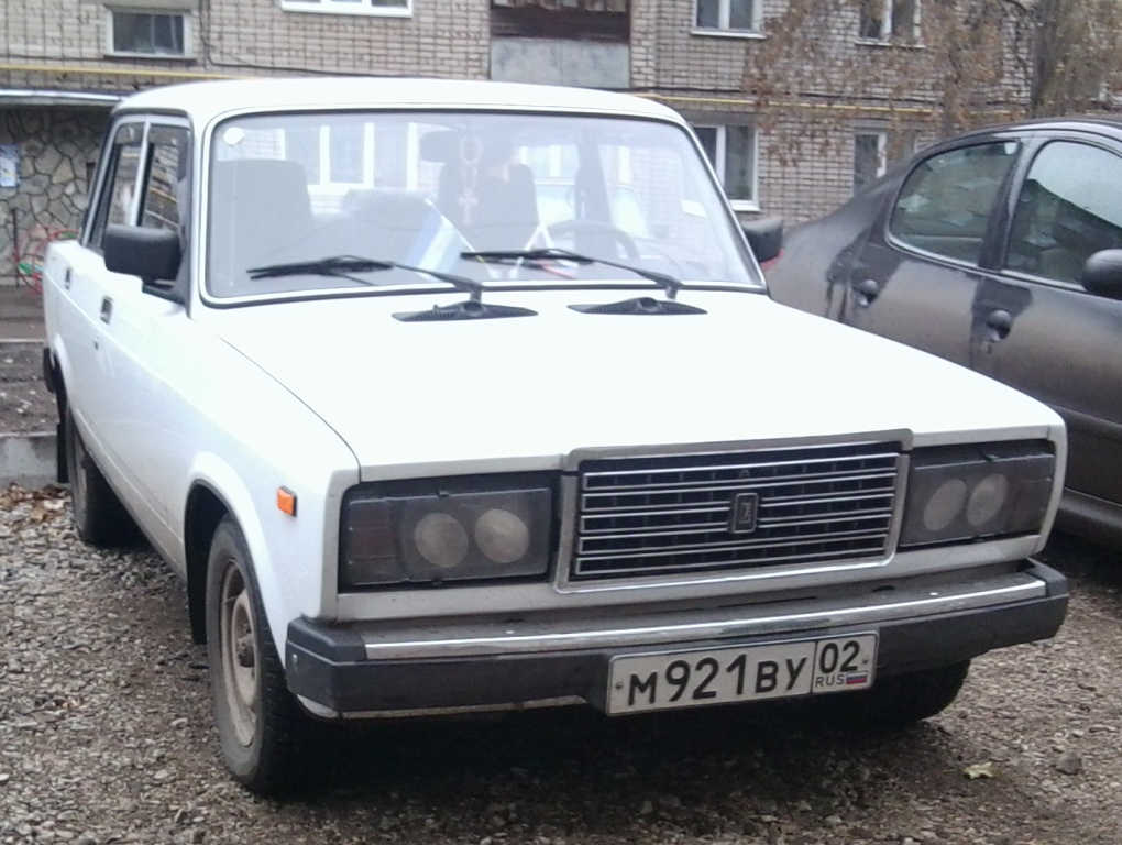м 921 ву 02, Lada (VAZ) 2107 Жигули (Nova / Riva / Signet / 1500), 1982–2014