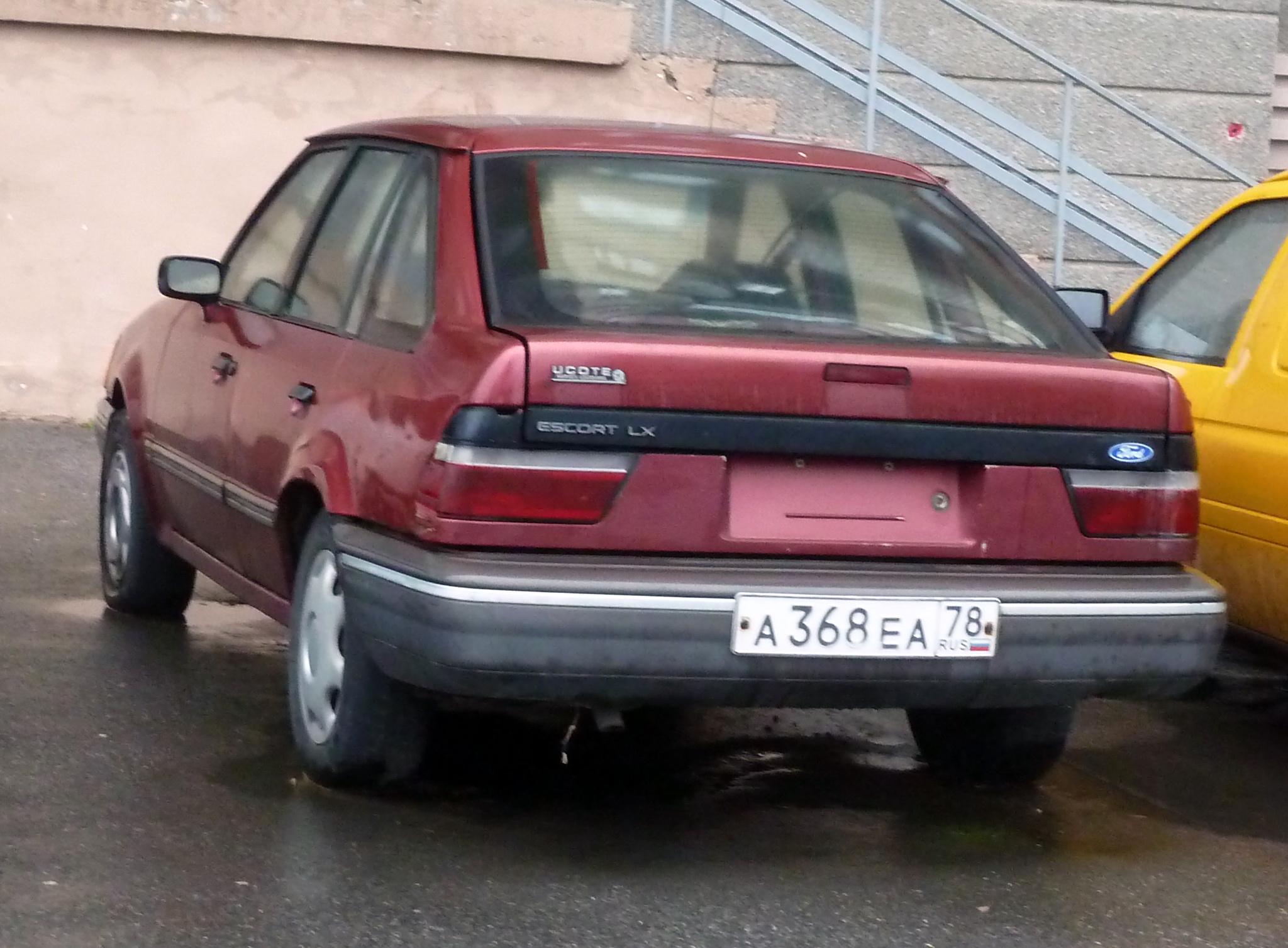 а 368 еа 78, Ford Escort 3rd gen 5-door Hatch (58; NA-market), facelift, 1985–1990