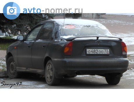 о482оо73, Chevrolet Lanos