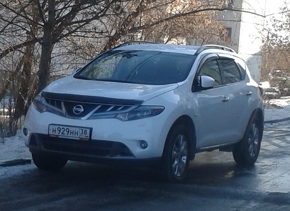н 929 нн 38, Nissan Murano 2nd gen SUV (Z51), 2007–2016