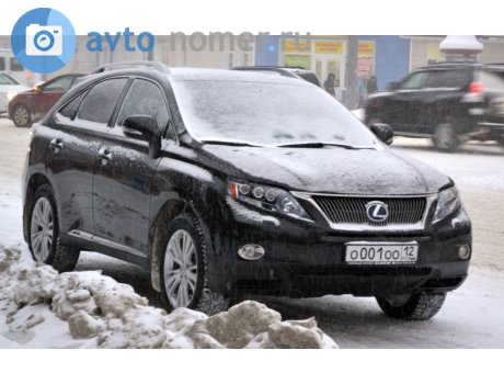 о001оо12, Lexus RX