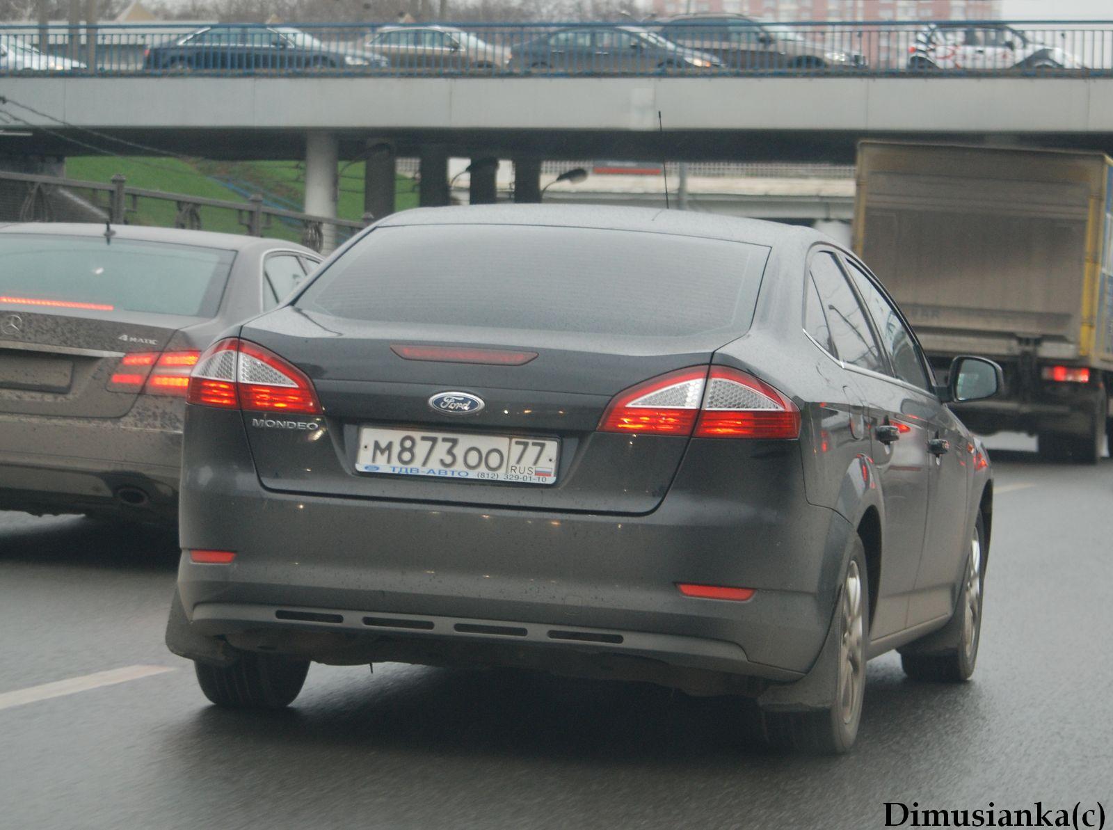 м 873 оо 77, Ford Mondeo 