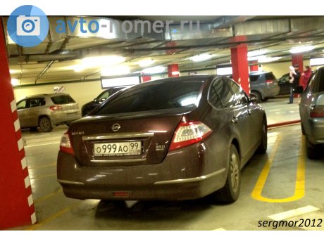 о999ао99, Nissan Teana