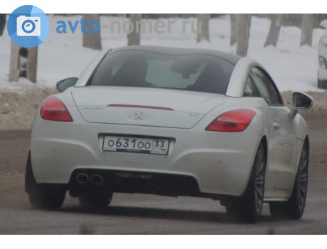 о631оо33, Peugeot RCZ
