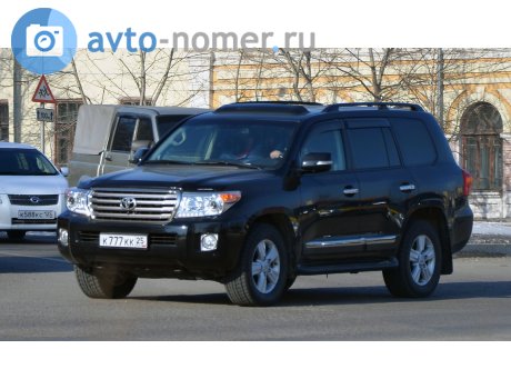 к777кк25, Toyota Land Cruiser