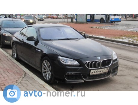 к444кк178, BMW 6 Series