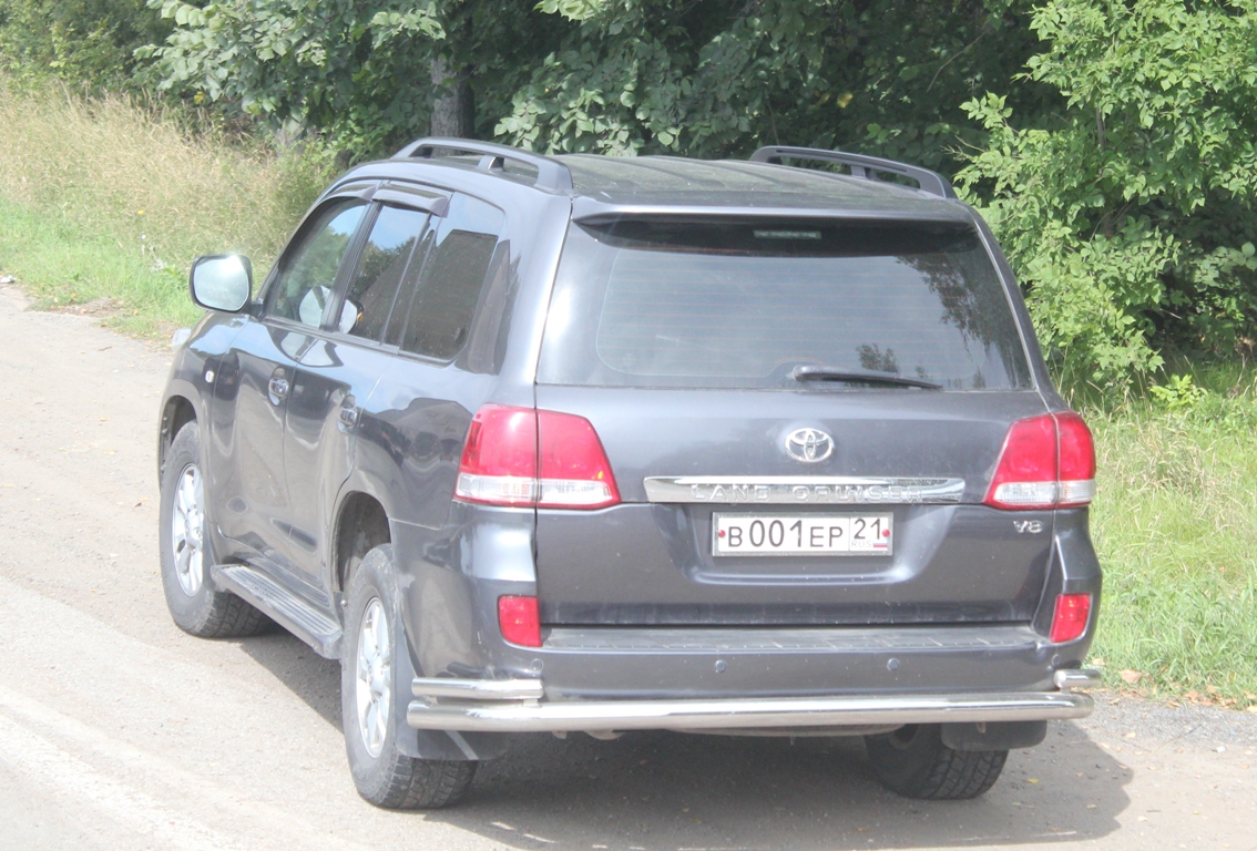 в 001 ер 21, Toyota Land Cruiser 200 (J200), 2007–2011