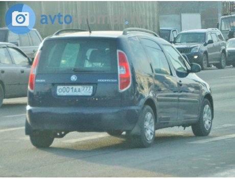 о001аа777, Skoda Roomster