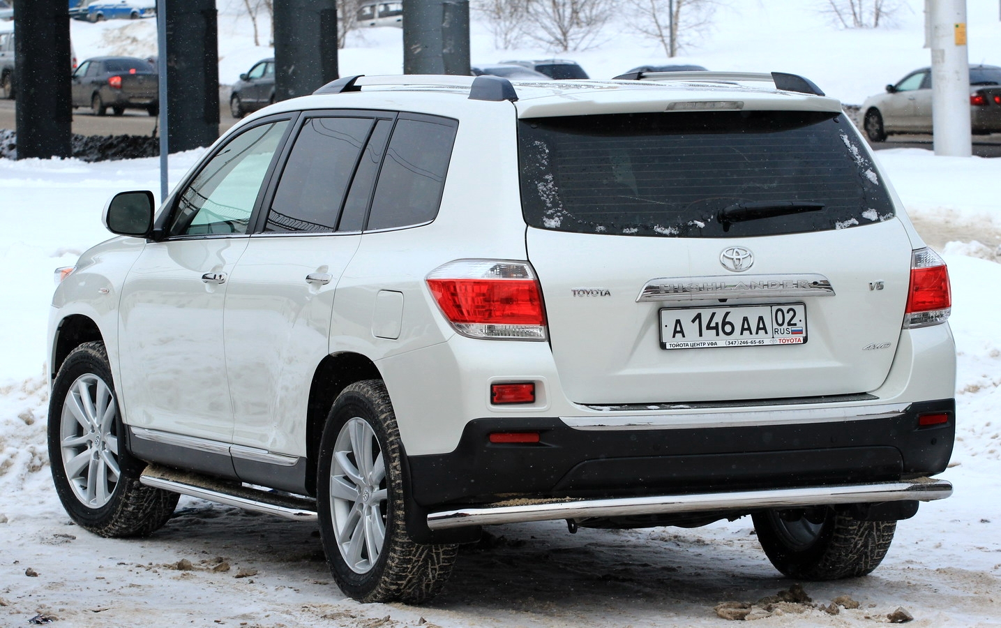 а 146 аа 02, Toyota Highlander 2nd gen (XU40), facelift, 2010–2013