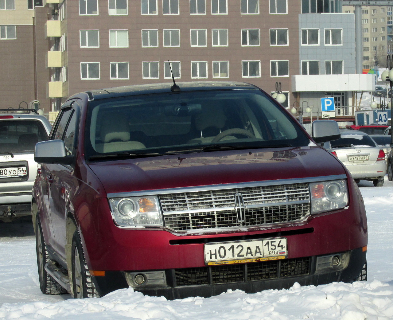н 012 аа 154, Lincoln MKX 1st gen (U388), 2006–2010