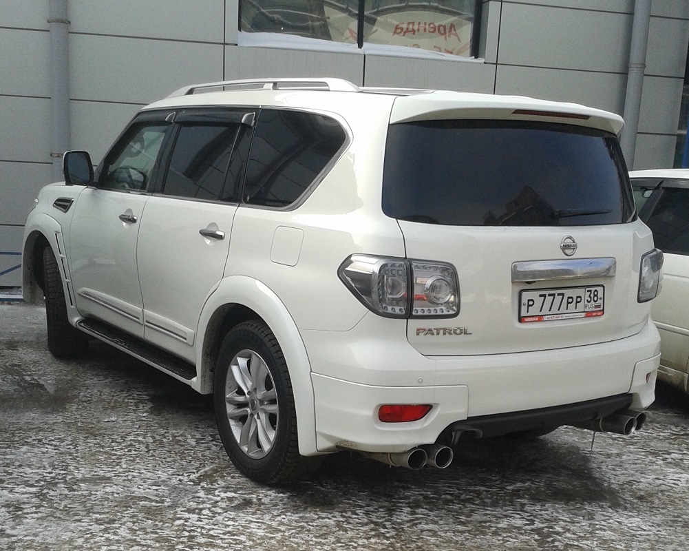 р 777 рр 38, Nissan Patrol 6th gen (Y62), 2010–2014